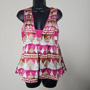 Diane Von Furstenberg Silk Tank Top